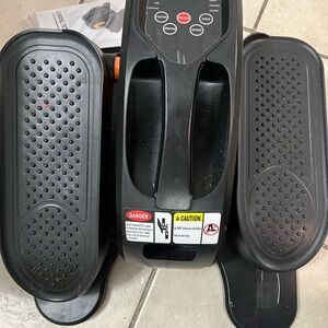 Compact Black Elliptical Machine